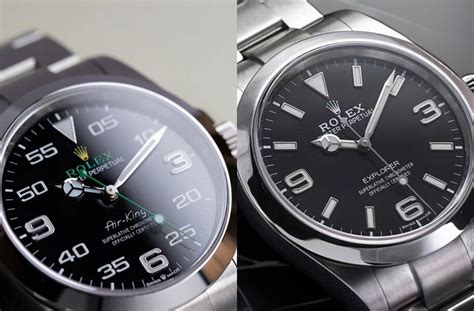 rolex air king vs explorer|rolex air king discontinued.